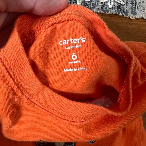 FOUR Carter’s bodysuits long sleeve top mommy’s little man monkey long sleeve - Picture 3 of 7